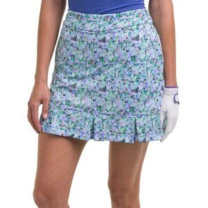 NWT EPNY Women's 17.5 Inch Sponge Tile Print Golf Skort XL